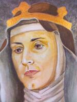 Dokončený oltářní obraz - detail