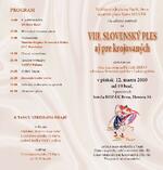 VIII. SLOVENSKÝ PLES V BRNE